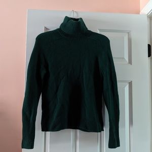 J. Crew Forest Green Turtleneck Sweater